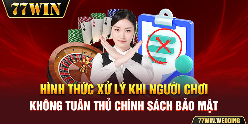 Biện pháp xử lý khi không tuân thủ chính sách bảo mật