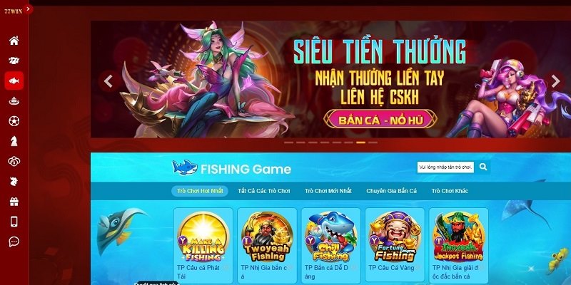 Đánh giá chung về hệ thống trò chơi bắn cá của 77Win